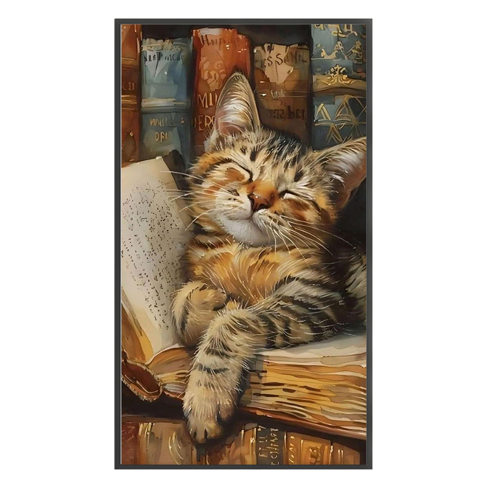 Cat - 11CT Stamped Cross Stitch 40*70CM