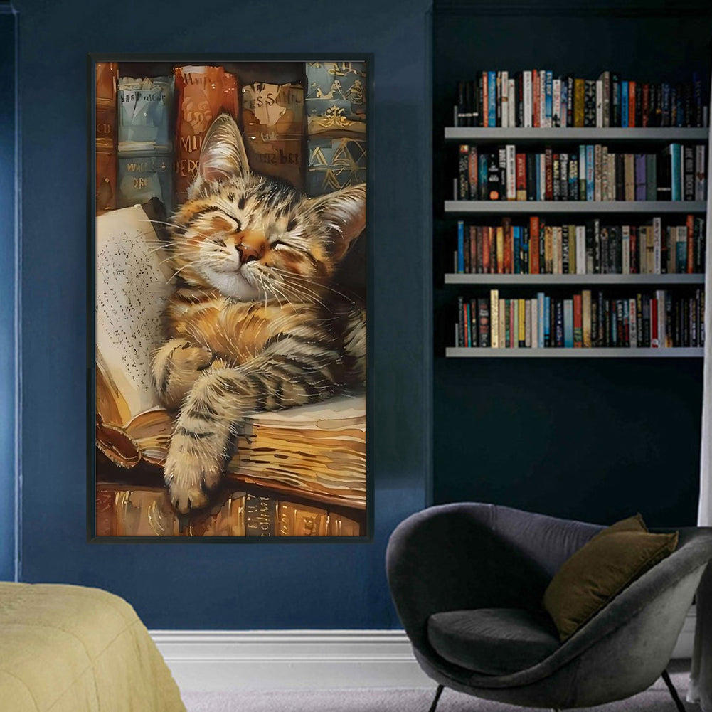 Cat - 11CT Stamped Cross Stitch 40*70CM