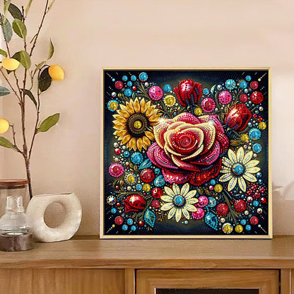 Daisy Rose - Special Shaped Drill Diamond Painting 30*30CM