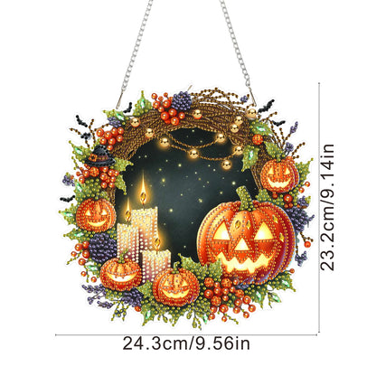 2D Flat Acrylic DIY Hanging Diamond Art Kits Special Shape Wall Door Decoration