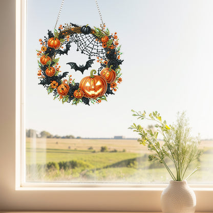 2D Flat Acrylic DIY Hanging Diamond Art Kits Special Shape Wall Door Decoration