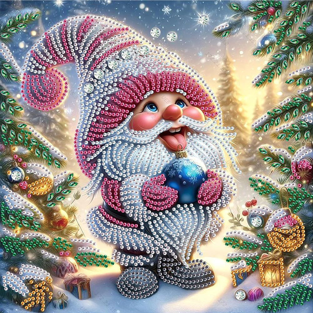 4 Pcs Christmas - Special Shaped Drill Diamond Painting 30*30CM