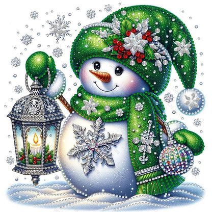 4 Pcs Christmas - Special Shaped Drill Diamond Painting 30*30CM