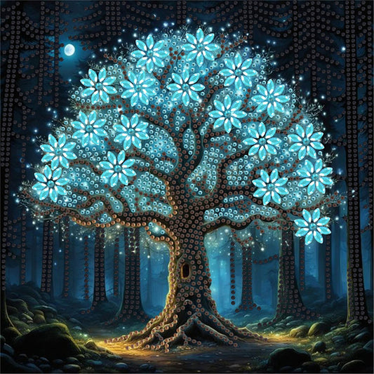 Luminous Tree Of Life - Special Shaped Drill Diamond Painting 30*30CM