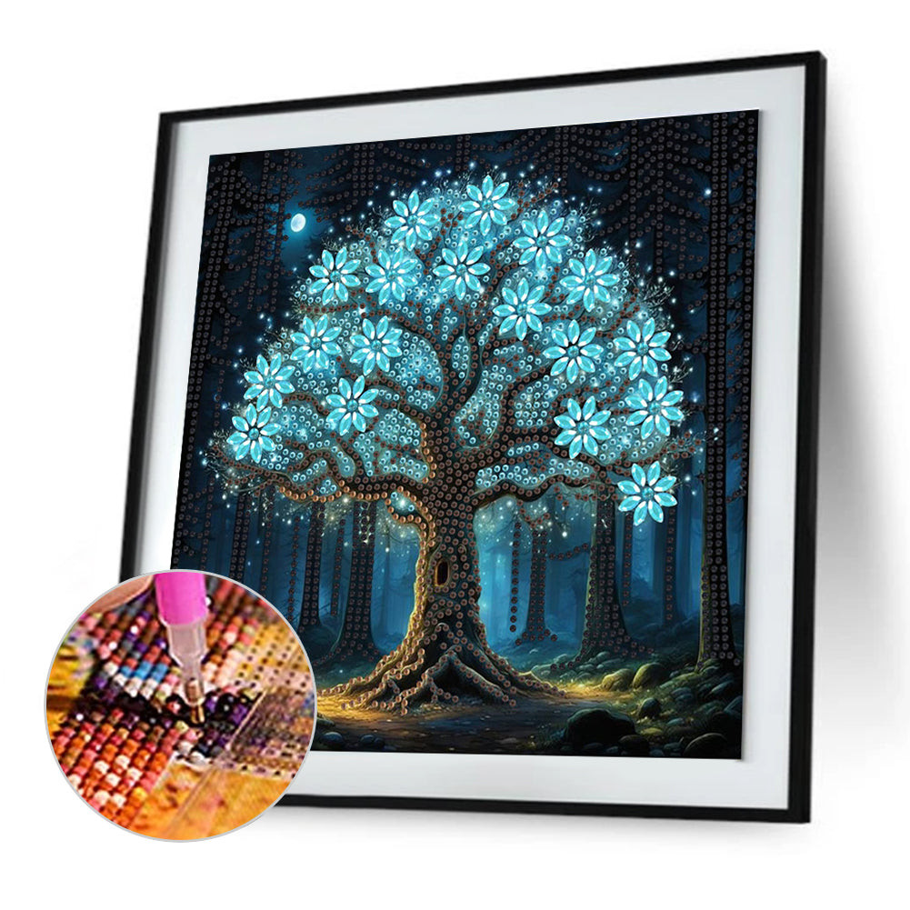Luminous Tree Of Life - Special Shaped Drill Diamond Painting 30*30CM