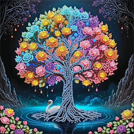 Tree Of Life - Special Shaped Drill Diamond Painting 30*30CM