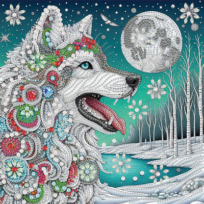 4 Pcs Animal - Special Shaped Drill Diamond Painting 30*30CM