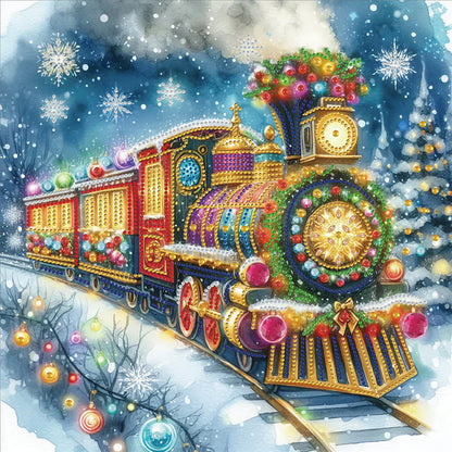 4 Pcs Christmas - Special Shaped Drill Diamond Painting 40*40CM