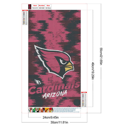 Team Logo - Full Round Drill Diamond Painting 30*55CM