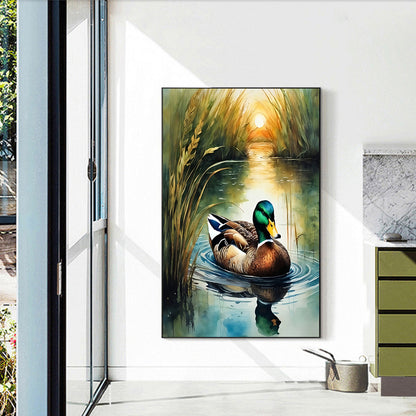 Mallard Duck - Full Round Drill Diamond Painting 40*60CM