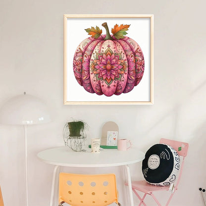 Mandala Pumpkin - 14CT Stamped Cross Stitch 40*40CM