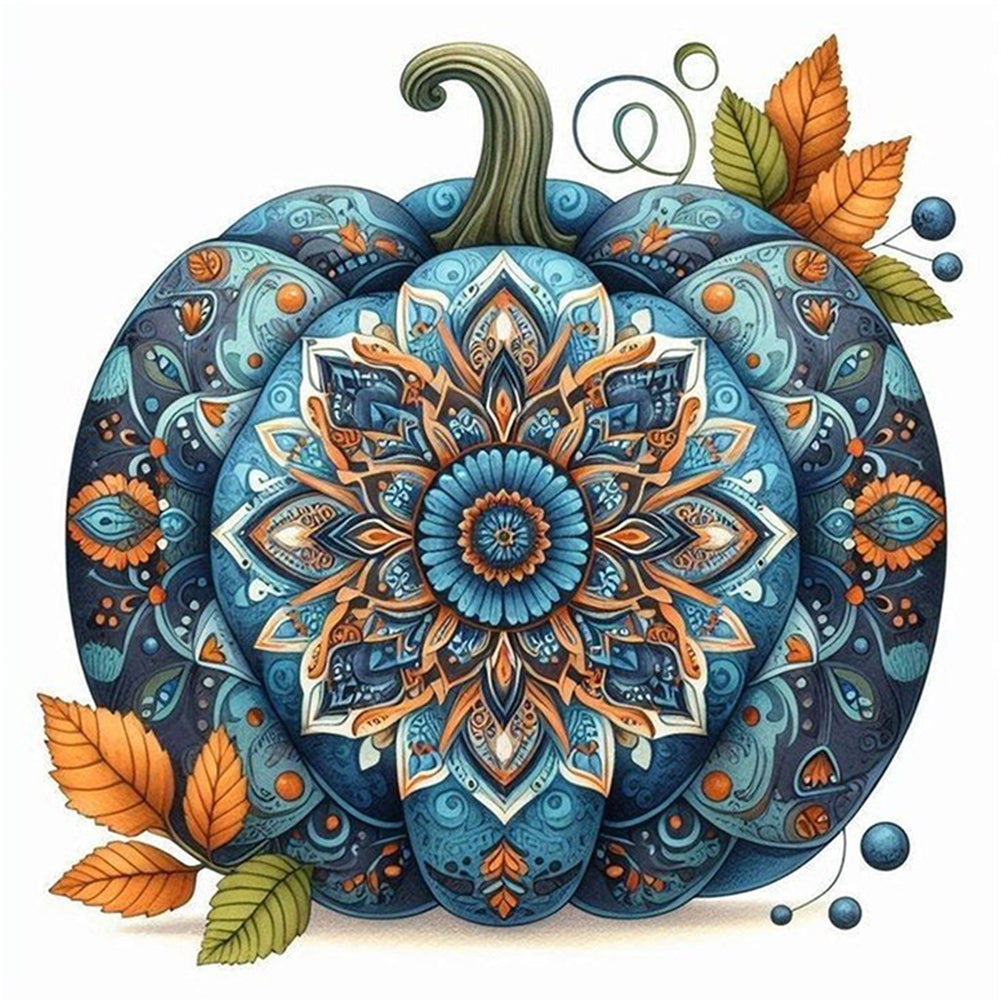 Mandala Pumpkin - 14CT Stamped Cross Stitch 40*40CM