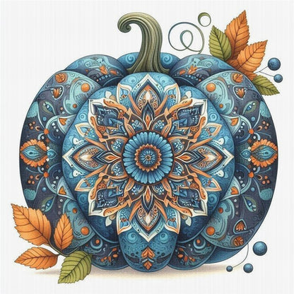 Mandala Pumpkin - 14CT Stamped Cross Stitch 40*40CM