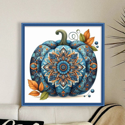 Mandala Pumpkin - 14CT Stamped Cross Stitch 40*40CM