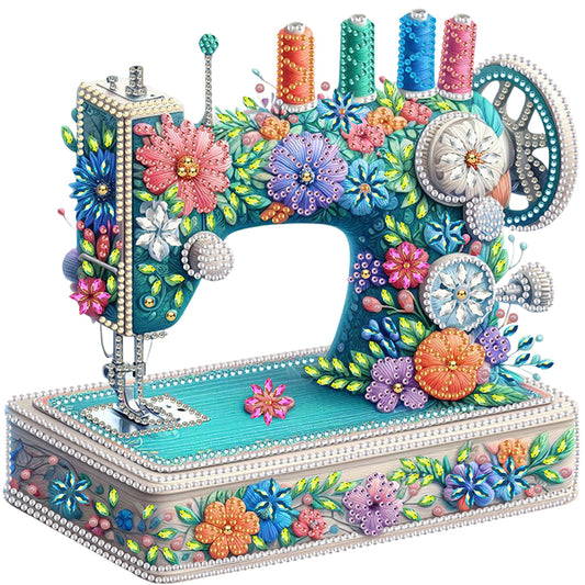 Vintage Sewing Machine - Special Shaped Drill Diamond Painting 30*30CM