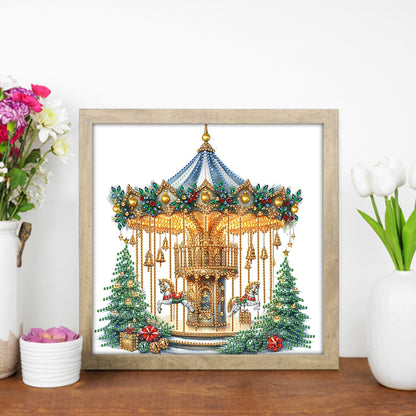 Carousel - Special Shaped Drill Diamond Painting 30*30CM