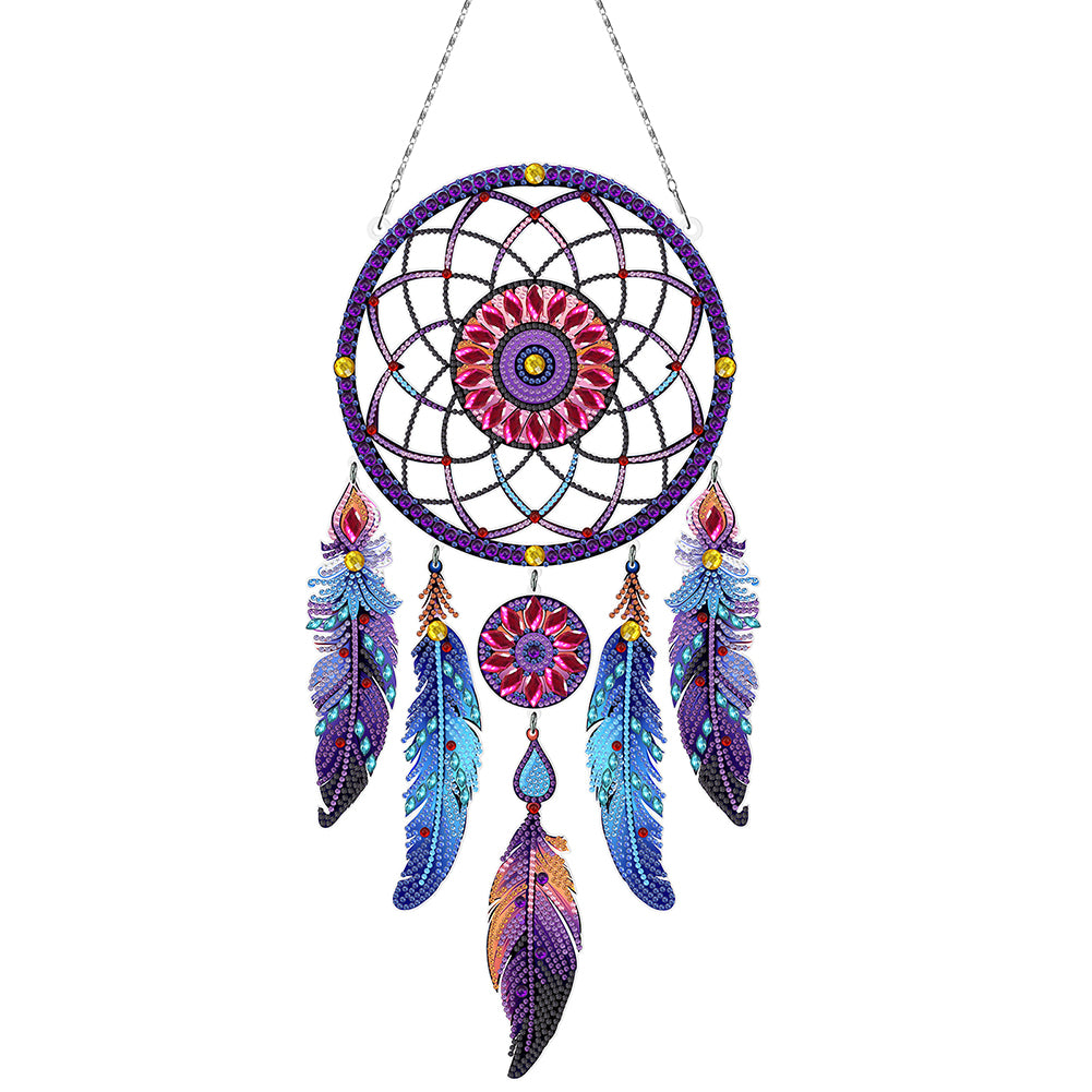 Dream Catcher 2D Flat DIY Diamond Art Pendant Special Shape Diamond Painting Set