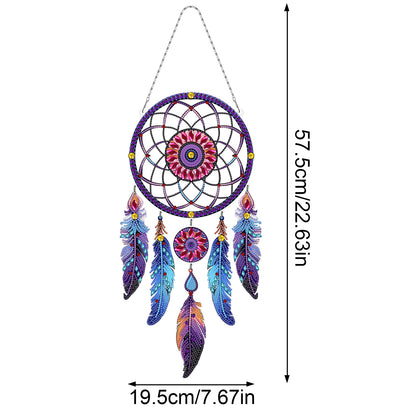 Dream Catcher 2D Flat DIY Diamond Art Pendant Special Shape Diamond Painting Set