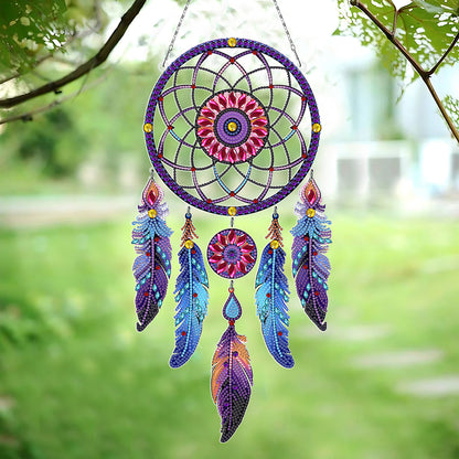 Dream Catcher 2D Flat DIY Diamond Art Pendant Special Shape Diamond Painting Set