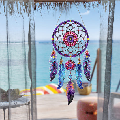 Dream Catcher 2D Flat DIY Diamond Art Pendant Special Shape Diamond Painting Set