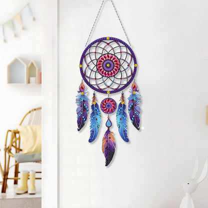 Dream Catcher 2D Flat DIY Diamond Art Pendant Special Shape Diamond Painting Set