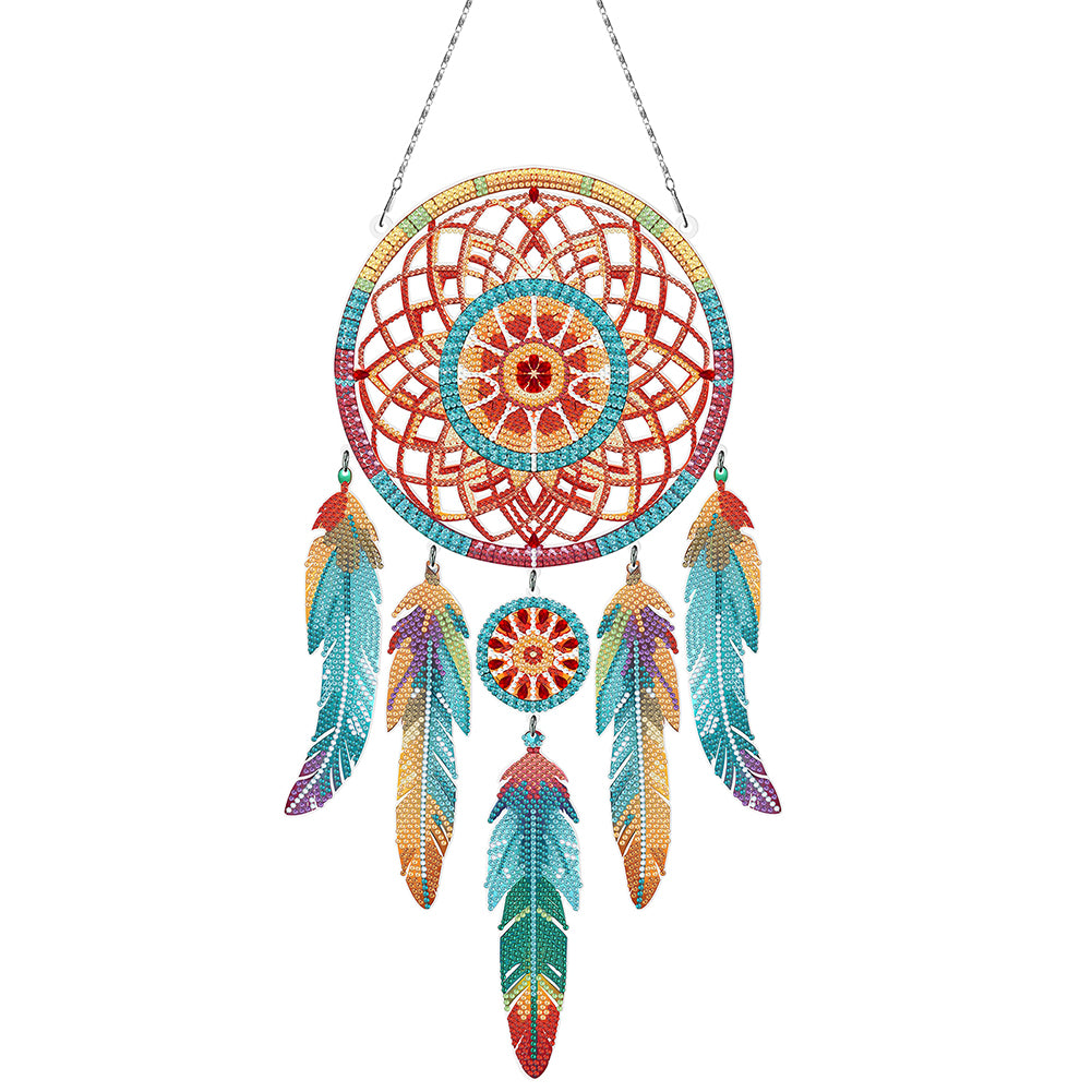 Dream Catcher 2D Flat DIY Diamond Art Pendant Special Shape Diamond Painting Set