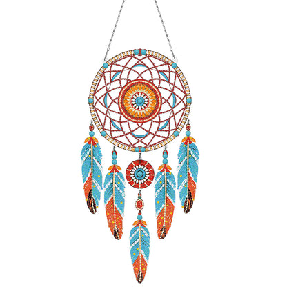 Dream Catcher 2D Flat DIY Diamond Art Pendant Special Shape Diamond Painting Set