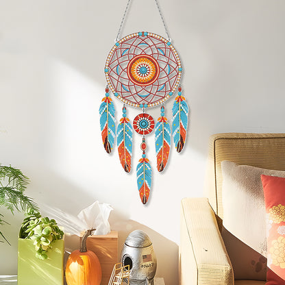 Dream Catcher 2D Flat DIY Diamond Art Pendant Special Shape Diamond Painting Set