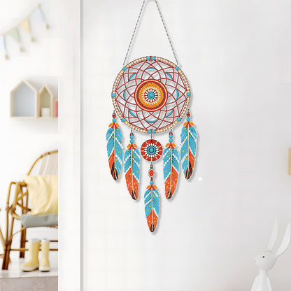 Dream Catcher 2D Flat DIY Diamond Art Pendant Special Shape Diamond Painting Set