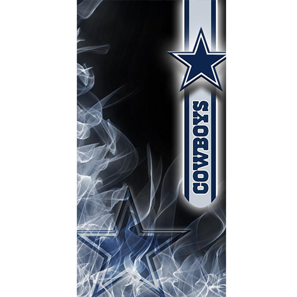 Dallas Cowboys - Full Round Drill Diamond Painting 40*80CM