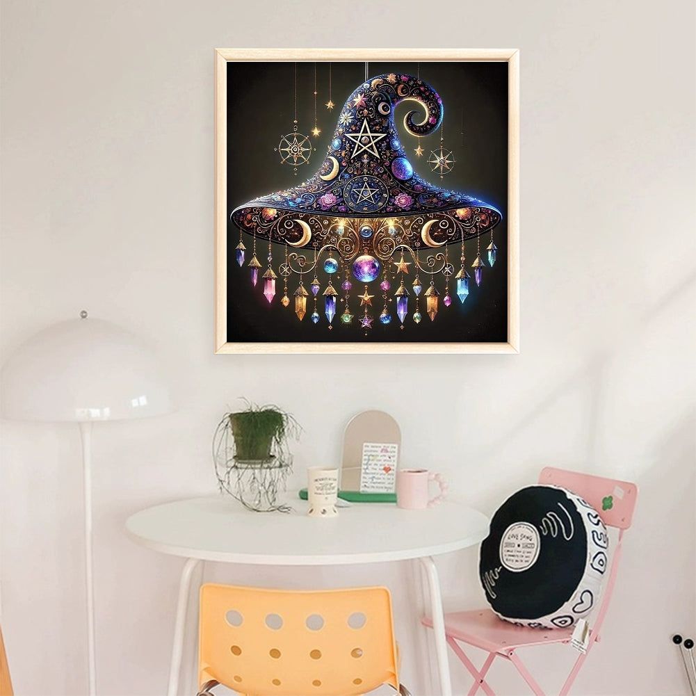 Wizard Hat - 11CT Stamped Cross Stitch 40*40CM