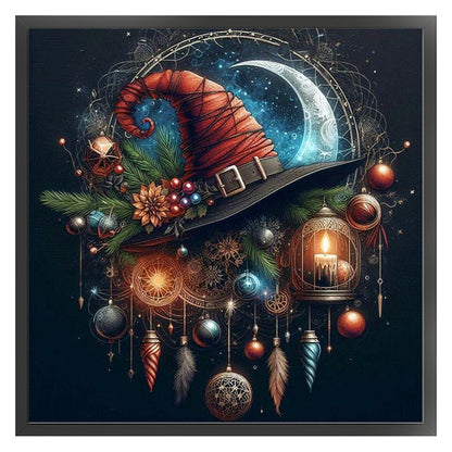 Wizard Hat - 11CT Stamped Cross Stitch 40*40CM