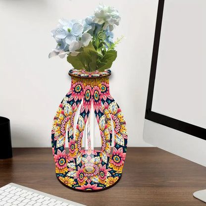 Diamond Painting Flower Vase Desktop Diamond Art Kits for Home Office Decor