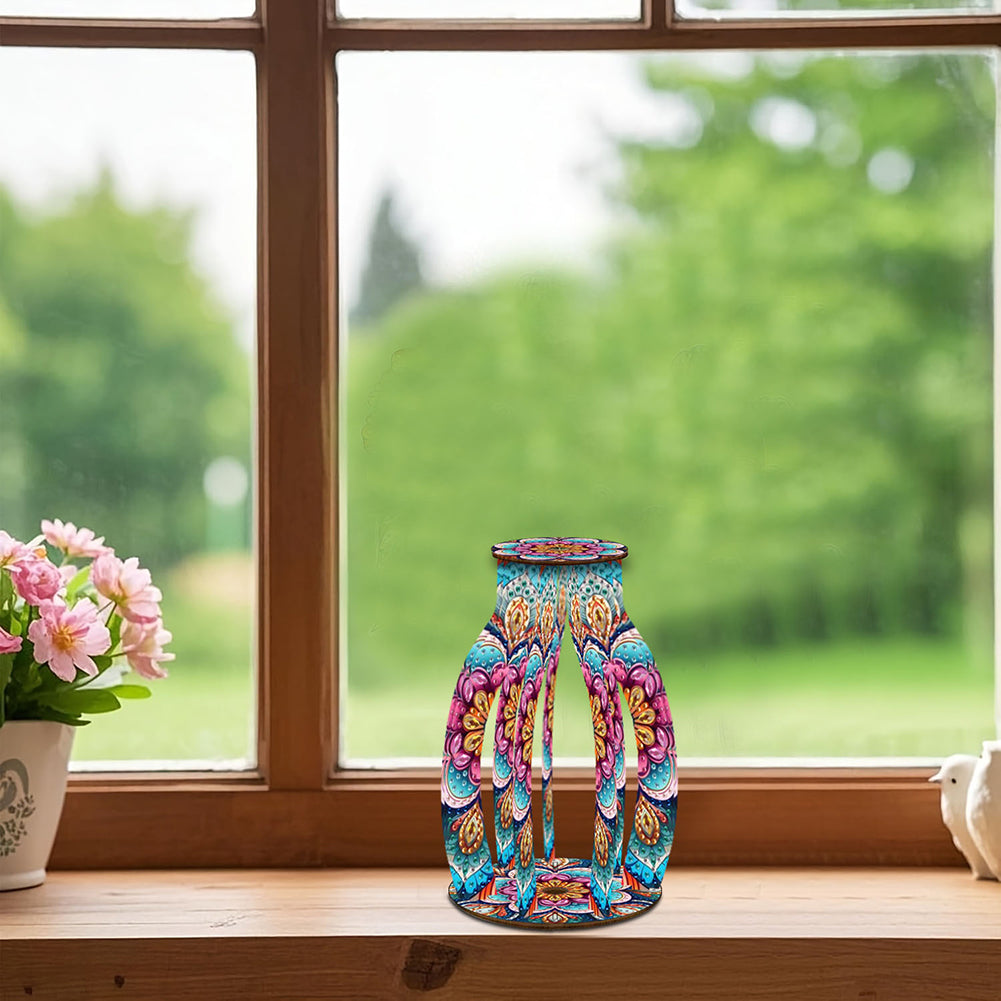 Diamond Painting Flower Vase Desktop Diamond Art Kits for Home Office Decor