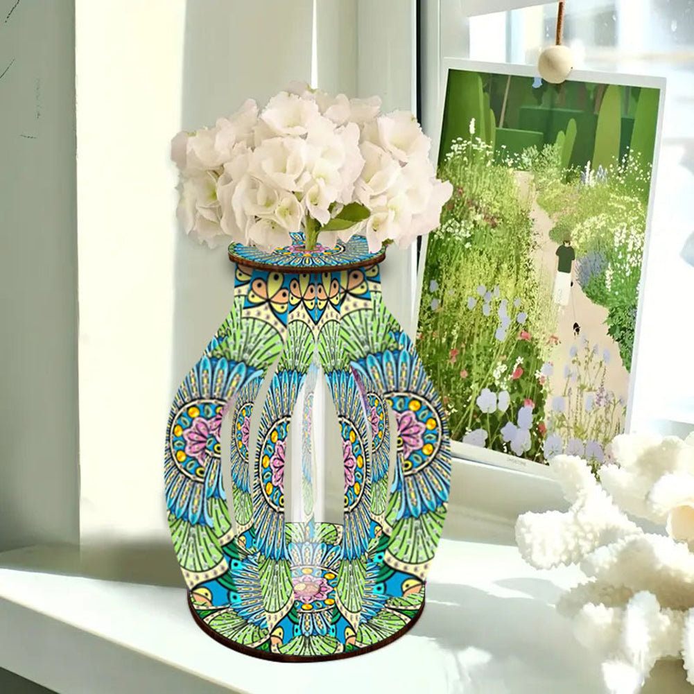 Diamond Painting Flower Vase Desktop Diamond Art Kits for Home Office Decor