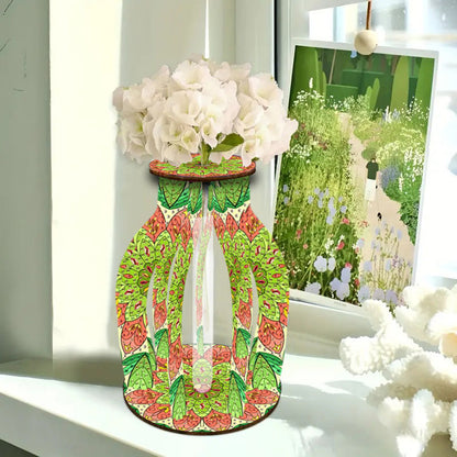 Diamond Painting Flower Vase Desktop Diamond Art Kits for Home Office Decor