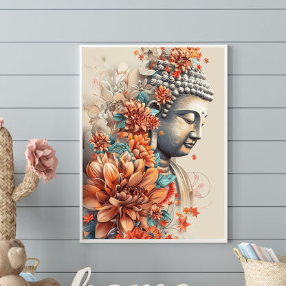 Buddha Statue - Full Round Drill Diamond Painting 30*40CM