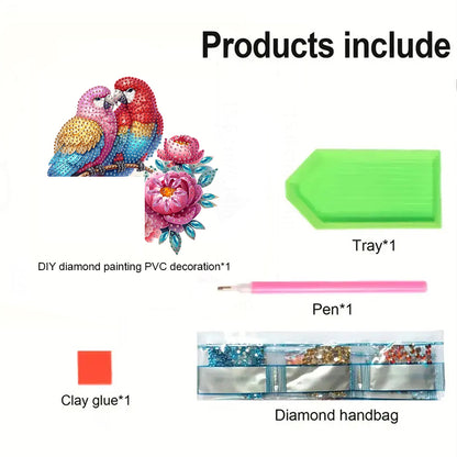 2D Flat Diamond Painting Door Corner Sign DIY Diamond Art Door Right Angle Sign