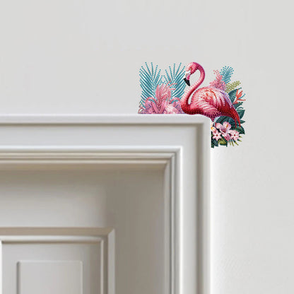 2D Flat Diamond Painting Door Corner Sign DIY Diamond Art Door Right Angle Sign