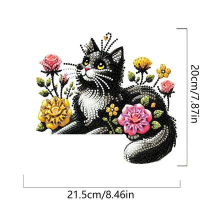 2D Flat Diamond Painting Door Corner Sign DIY Diamond Art Door Right Angle Sign