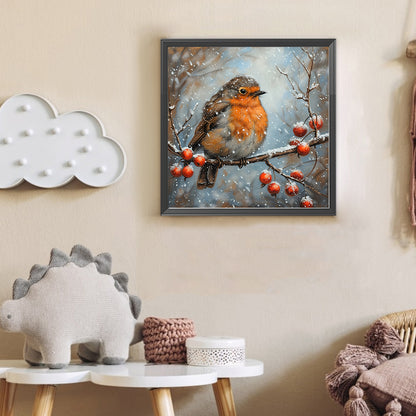 Robin - Full Round Drill Diamond Painting 30*30CM