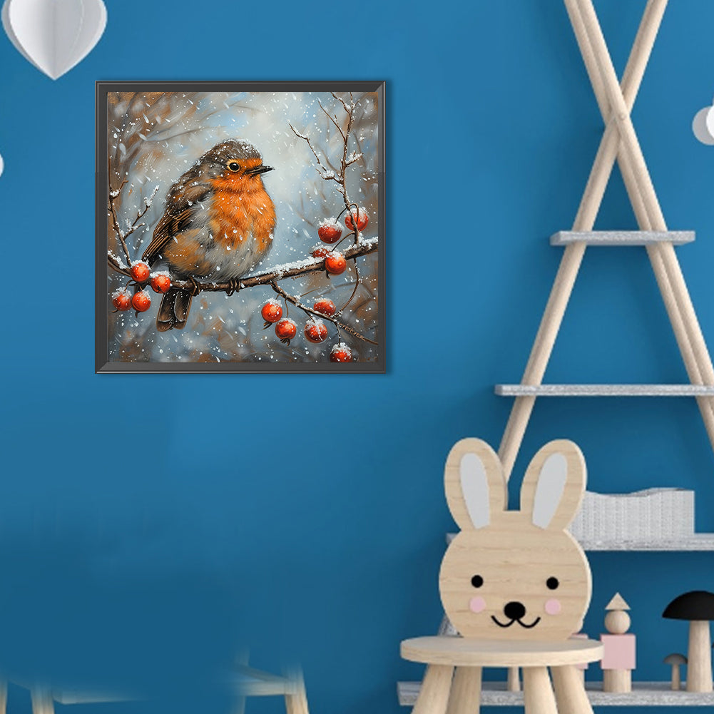 Robin - Full Round Drill Diamond Painting 30*30CM