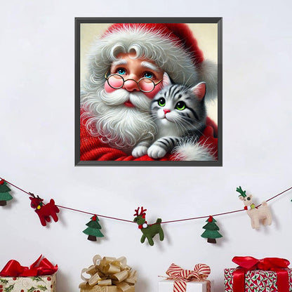 Christmas Santa Claus - Full Square Drill Diamond Painting 30*30CM