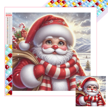 Christmas Santa Claus - Full Square Drill Diamond Painting 30*30CM