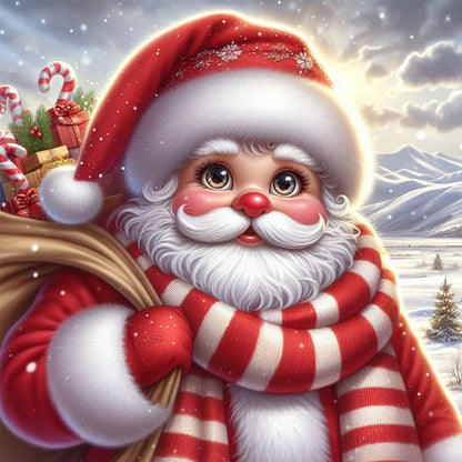 Christmas Santa Claus - Full Square Drill Diamond Painting 30*30CM