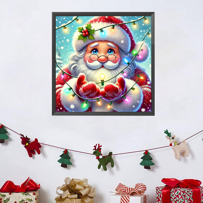 Christmas Santa Claus - Full Square Drill Diamond Painting 30*30CM