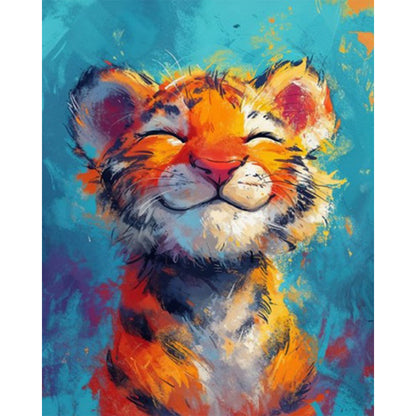 Tiger - Full AB Round Drill Diamond Painting 40*50CM