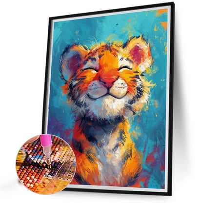 Tiger - Full AB Round Drill Diamond Painting 40*50CM