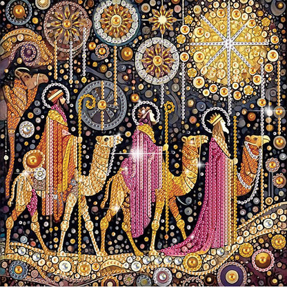 Pilgrimage Road - Special Shaped Drill Diamond Painting 30*30CM