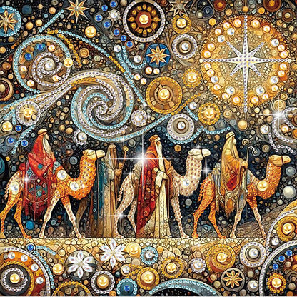 Pilgrimage Road - Special Shaped Drill Diamond Painting 30*30CM